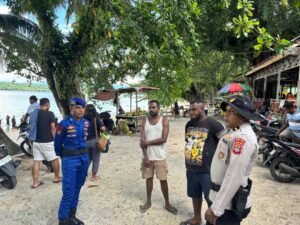 Libur Panjang, Ditpolairud Polda Papua Barat Gencar Patroli di Kawasan Wisata