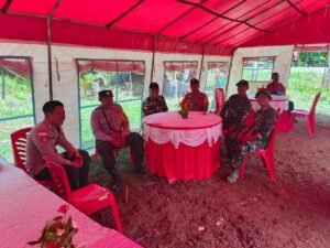 Polsek Arso Timur Laksanakan Pengamanan Hari Raya Pentakosta Klasis GKI Keerom