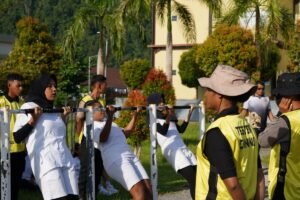 Polda Papua Barat Gelar Tes Jasmani Casis Bintara Polri T.A.2025