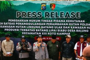 Tindak Tegas Perusakan Hutan, Polda Riau Tegaskan Komitmen Green Policing