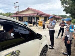 Polda Papua Laksanakan Mitigasi Gaktibplin dan Tes Urine di Polres Keerom Jelang HUT Bhayangkara ke-79