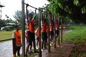 Di Hari Kedua, Sebanyak 141 Peserta Seleksi Bintara Polri Ikuti Tes Kesamaptaan Jasmani