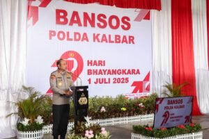 Kick Off Bakti Sosial Hari Bhayangkara ke-79, Polda Kalbar Hadir untuk Masyarakat