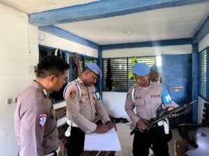 Bid Propam Polda Papua Lakukan Sidak Kesiapsiagaan Personil Polri