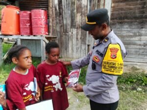 Program si-ipar operasi rasaka cartenz 2025 hadir mengajar dengan penuh kasih dan merangkul bersama anak-anak generasi emas papua di kota oksibil kab. pegunungan bintang