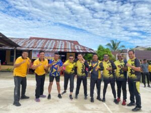 Kapolres Kaimana Buka Langsung Turnamen Voli HUT Bhayangkara ke-79