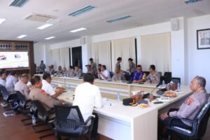 Wakapolda Papua Pimpin Rapat Pembinaan Tradisi HUT Bhayangkara ke-79 Tahun 2025