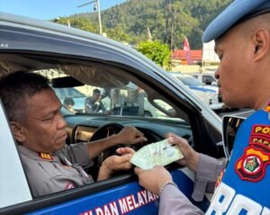 Bid Propam Polda Papua Gelar Ops Gaktibplin Kendaraan R2 dan R4 di Mako Lama Polda Papua