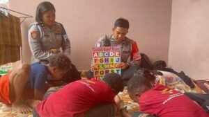 Satgas Si Ipar Operasi Rasaka Cartenz 2025 Polresta Hadir Memberikan Senyuman dan Ilmu