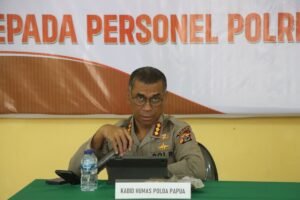 Kabid Humas Polda Papua Berikan Asistensi Kehumasan di Polres Kepulauan Yapen