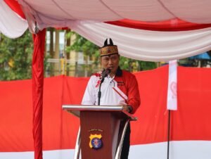 Lomba Besei Kambe di Polda Kalteng, Sarana Lestarikan Budaya Lokal Dimomentum Hari Bhayangkara ke-79
