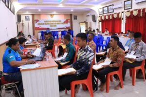 Wakapolda Papua Tinjau Pemeriksaan Administrasi Akhir Penerimaan Bintara Polri T.A. 2025