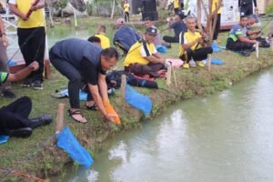 Polres Keerom Gelar Lomba Mancing Ikan Sambut Hari Bhayangkara ke-79