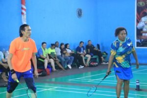 Semangat Bhayangkara, Sportivitas Menggelora! Hari ke-5 Pertandingan Bulutangkis Dit Res Narkoba Polda Papua Meriahkan Hari Bhayangkara