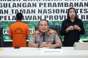 Polda Riau Tangkap Penjual Lahan di Hutan Tesso Nilo