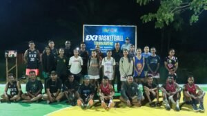Polres Boven Digoel Gelar Turnamen 3×3 Basketball Sambut Hari Bhayangkara ke-79