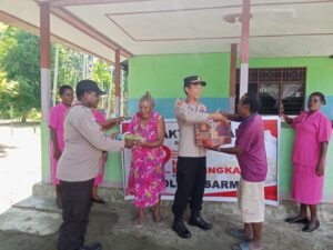 Sambut Hari Bhayangkara ke-79, Polsek Pantai Timur Salurkan Bantuan ke Warga di Empat Kampung