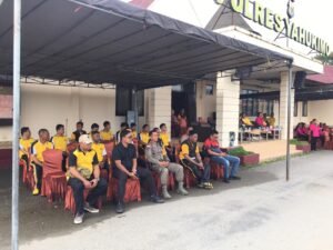 Polres Yahukimo Gelar Turnamen Bola Voli Antar Pelajar dalam Rangka Hari Bhayangkara ke-79