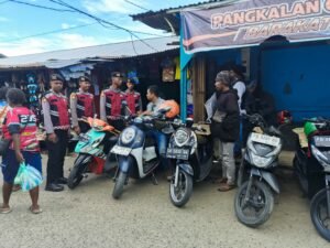 Samapta Polda Papua Barat Intensifkan Patroli Siang Hari Jelang Hari Bhayangkara ke-79