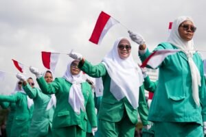 Fatayat NU Turut Andil ç HUT Bhayangkara ke-79, Kadiv Humas: Mari Terus Bersinergi Membangun Bangsa