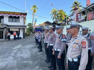 Polres Fakfak Kerahkan 124 Personel Amankan Kunjungan Menteri Dikti Saintek RI di Kabupaten Fakfak
