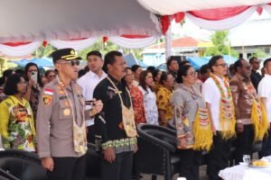 Menkes RI Letakkan Batu Pertama RSUD Kwaingga, Polres Keerom Kerahkan Pengamanan Maksimal