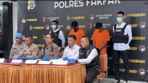Press Conference Pengungkapan Kasus Tindak Pidana Narkotika Oleh Satresnarkoba Polres Fakfak