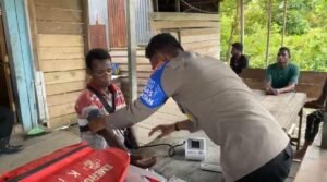 Lakukan Pemeriksaan kesehatan di Logpon Subsatgas Keladisagu temukan banyak Penyakit Malaria