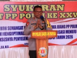 Kapolda Papua Hadiri Peringatan HUT ke-26 PP Polri, Tegaskan Komitmen Perkokoh Soliditas dan Sinergi