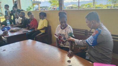 Melayani dengan penuh Keikhlasan Subsatgas Keladi Sagu hadir di Distrik Kenyam, Kab. Nduga Papua Pegunungan