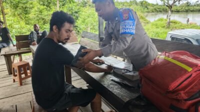 Satgas Keladi Sagu Polres Yahukimo Hadirkan Pelayanan Kesehatan