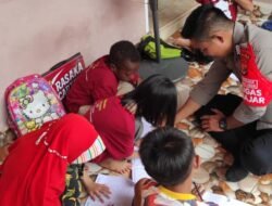Polisi Pi Mengajar Hadirkan Semangat Belajar di Rumah Belajar Heram