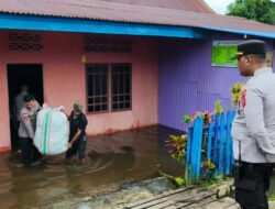 Polres Mappi Bergerak Cepat, Ratusan Warga Kepi Dievakuasi dari Ancaman Banjir