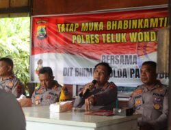 Direktur Binmas Polda Papua Barat laksanakan tatap muka dan memberikan arahan kepada Bhabinkamtibmas