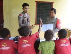 Satgas Si Ipar Polres Yahukimo Kembali Melakukan Kelas Ceria