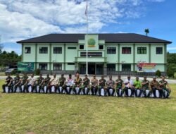 Kapolres Manokwari Selatan Hadiri Kunjungan Kerja Pangdam XVIII/Kasuari ke Kodim 1808/Mansel