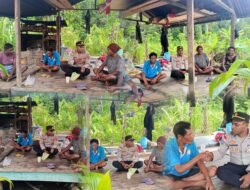 Polsek Muara Tami Ajak Warga Kampung Mosso Jaga Kamtibmas Jelang PSU Pilgub Papua