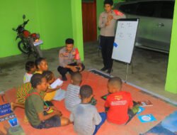 Subsatgas Si-Ipar ORC 2025 Berikan Pelajaran Sore Bagi Anak-anak di Kabupaten Yalimo