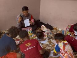 Berikan Ilmu Pengetahuan Bagi Generasi Penerus Bangsa, Subsatgas Si Ipar Operasi Rasaka Cartenz Hadir Dampingi Anak Putus Sekolah