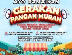 Sambut Hari Kemerdekaan, Polda Papua Gelar Pasar Murah untuk Masyarakat