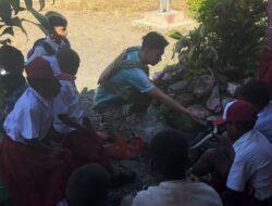 Kebersamaan Satgas Operasi Damai Cartenz dengan Anak-Anak di SD Negeri Mulia, Puncak Jaya