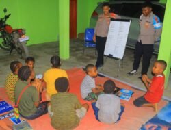 Subsatgas Si-Ipar Operasi Rasaka Cartenz 2025 Gelar “Kelas Cerita” untuk Tingkatkan Literasi Anak di Yalimo