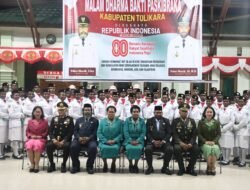 Kapolres Tolikara Hadiri Malam Dharma Bakti Paskibraka Kabupaten Tolikara