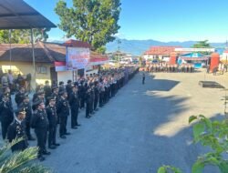 Polresta Manokwari Gelar Upacara Peringatan HUT ke-80 Kemerdekaan Republik Indonesia