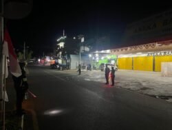 Ditlantas Polda Papua Barat Gelar Blue Light Patrol di Wosi AMD Cegah Balap Liar
