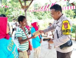 Bhabinkamtibmas Kampung Yeeti Gelar Lomba HUT ke-80 RI Bersama Masyarakat dan Satgas Pamtas