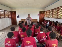 Polres Pegunungan Bintang Terus Kawal Generasi Emas Papua Lewat Program Si-IPAR Operasi Rasaka Cartenz 2025