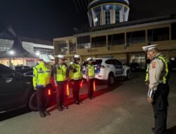 Ditlantas Polda Papua Rutin Gelar Strong Point Pagi Hingga Malam Demi Wujudkan Kamseltibcar Lantas