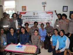 Anjangsana Polwan Polda Papua ke Purnawirawan dalam Rangka HUT ke-77