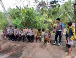 Ciptakan Rasa Aman di Wilayah Perbatasan, Polsek Waris Gencarkan Patroli dan Sambang